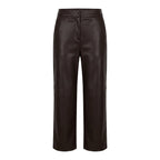 Pantaloni Amati In Jersey Effetto Pelle