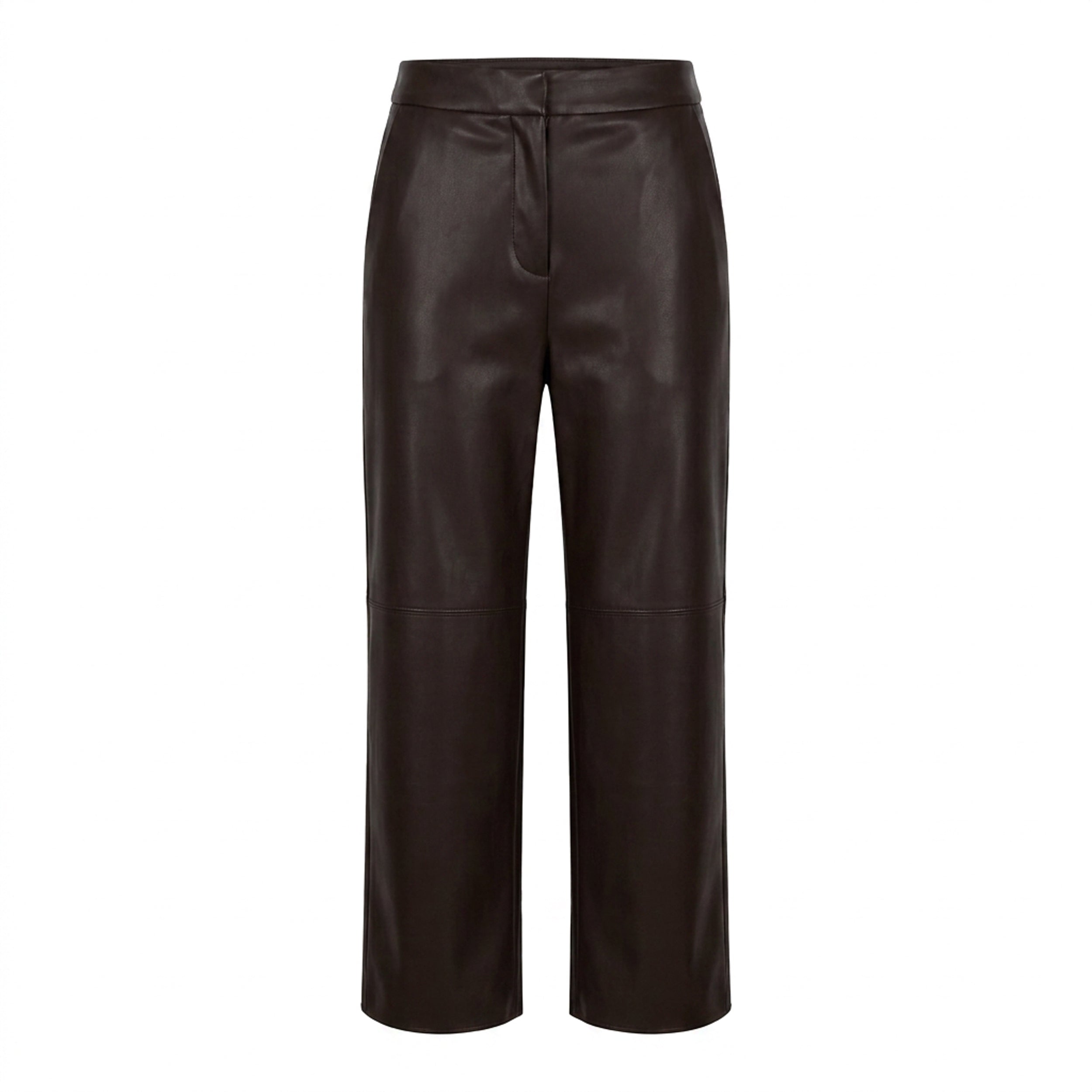 Pantaloni Amati In Jersey Effetto Pelle