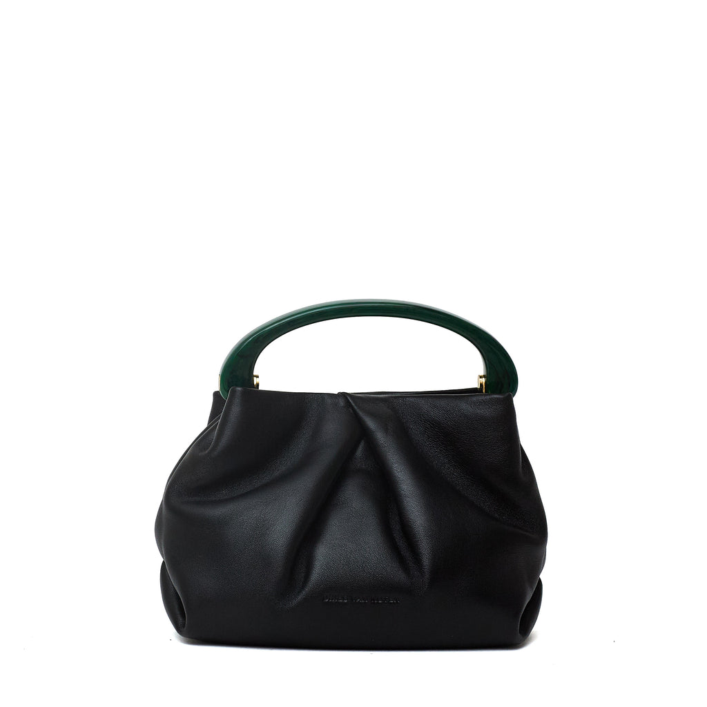 Crisp709 Bag Chrome Lamb Leather With Natural Glove Hand