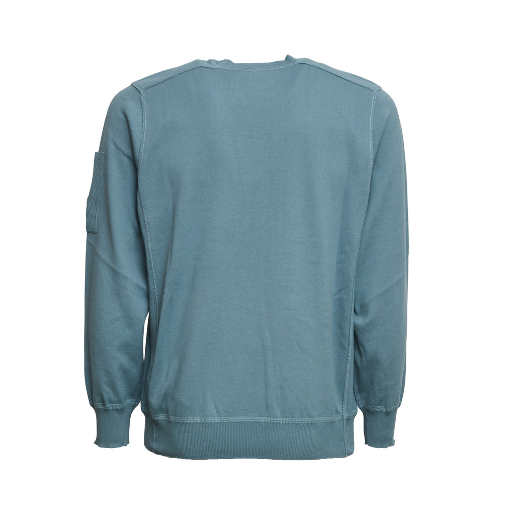 Cotton Sea Island Crewneck Lens Sweater