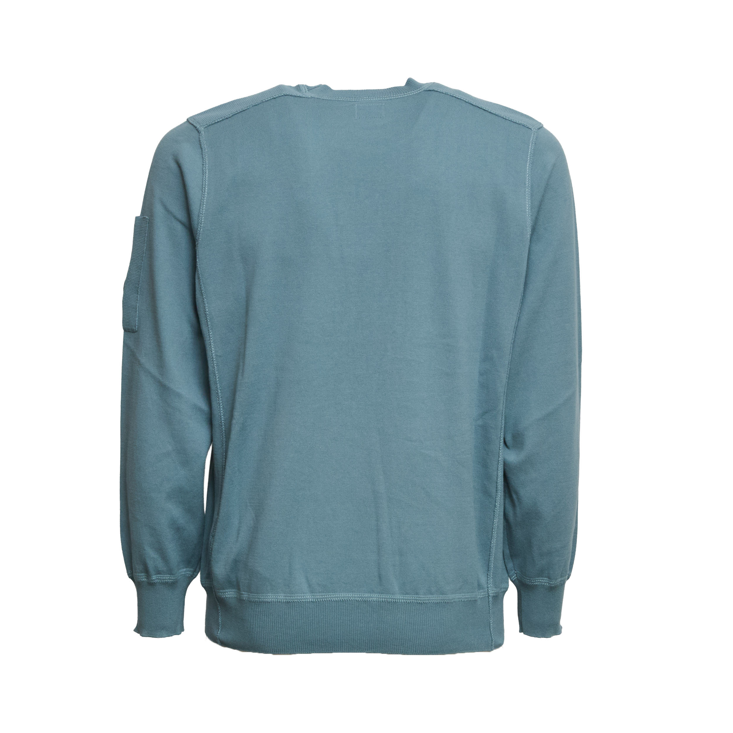 Cotton Sea Island Crewneck Lens Sweater