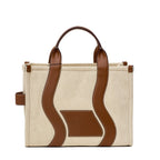The Wavy Canvas Medium Tote Bag