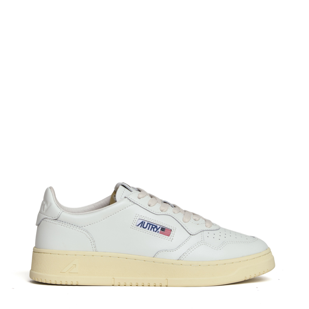 Sneakers Medalist Low In Pelle Bianca