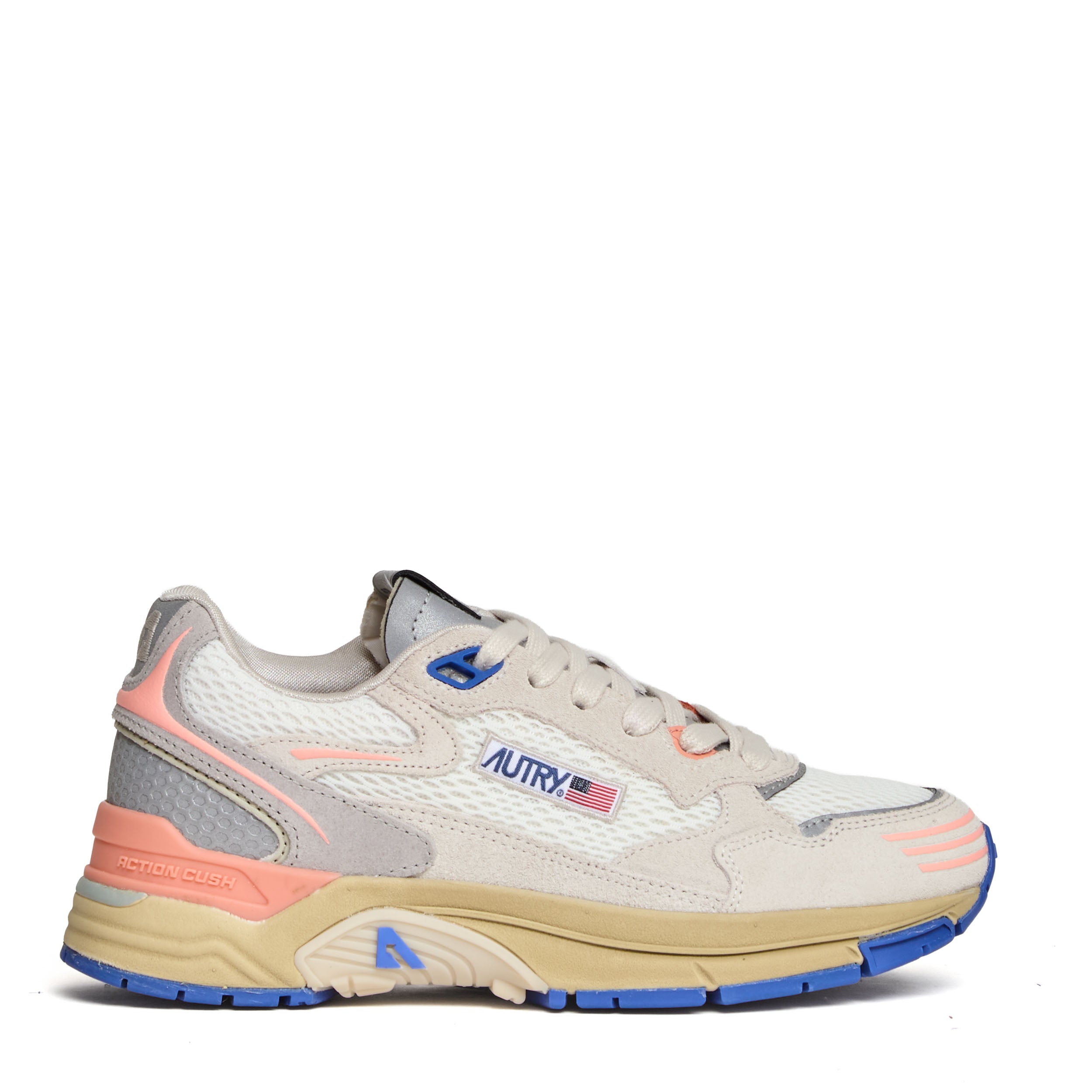 Sneakers Hyperway In Pelle Mesh, Suede
