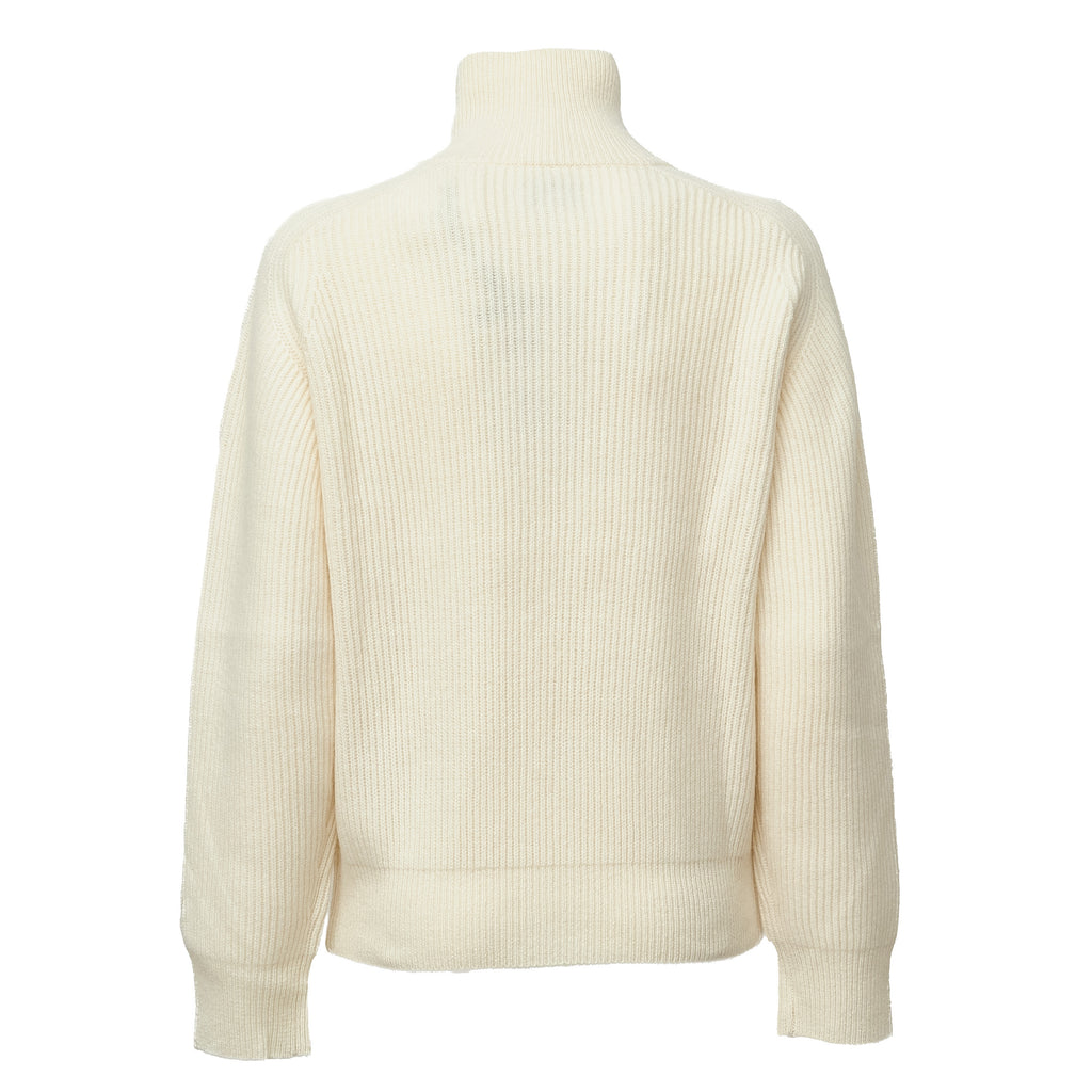 Isalyn Wool Half Zip Cardigan