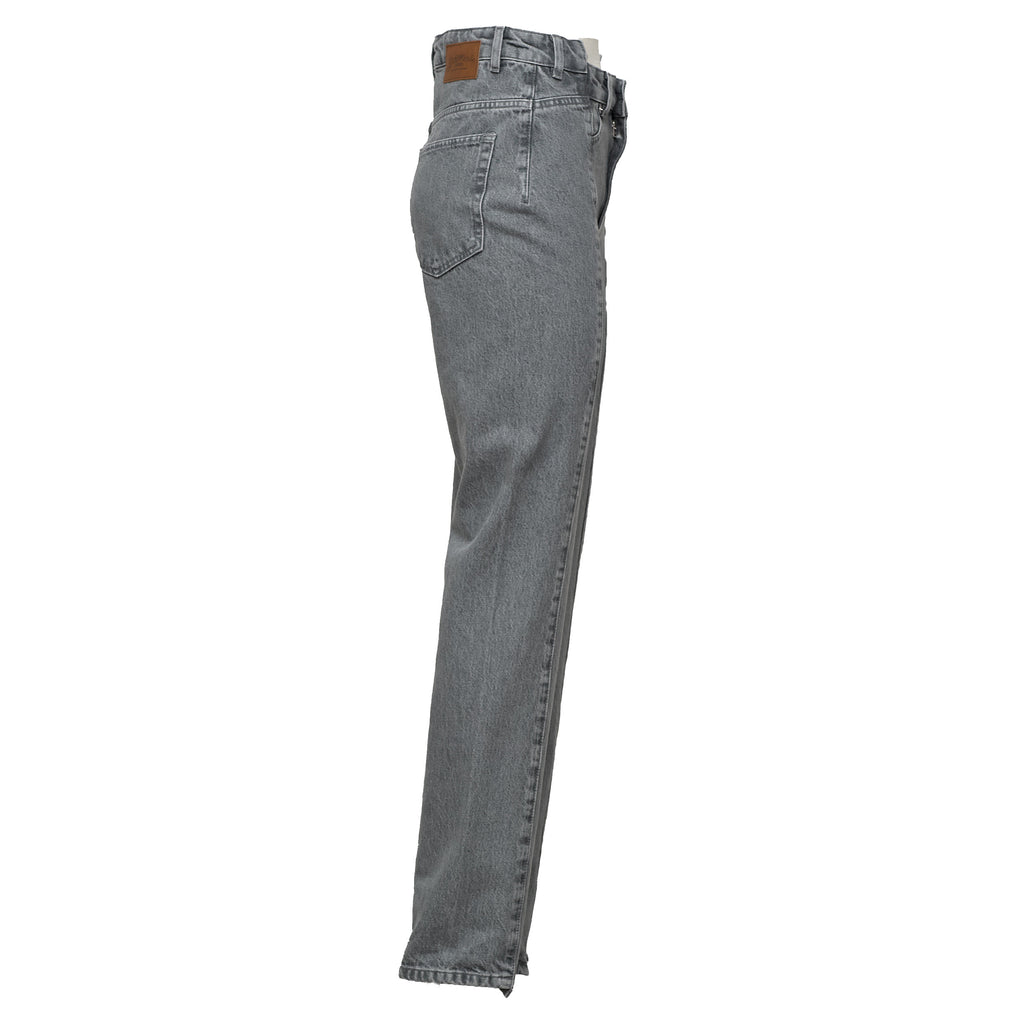 Rigid Denim Fold Jeans