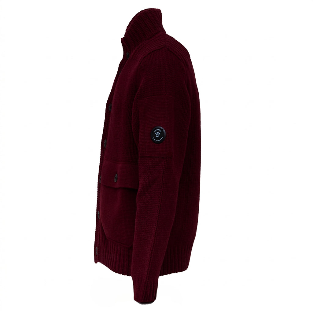 Lambswool Grs Button Lens Sweater