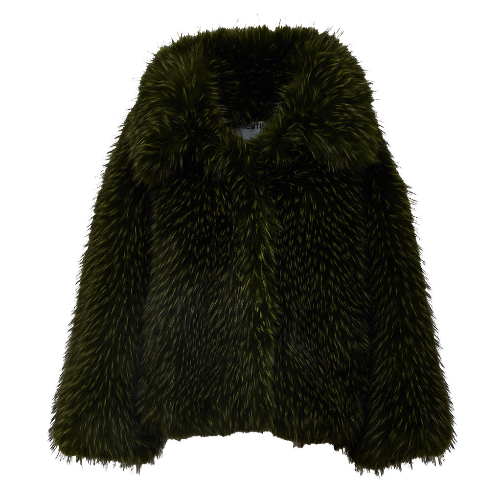 Kastanje Foax Fur Coat