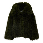 Kastanje Foax Fur Coat