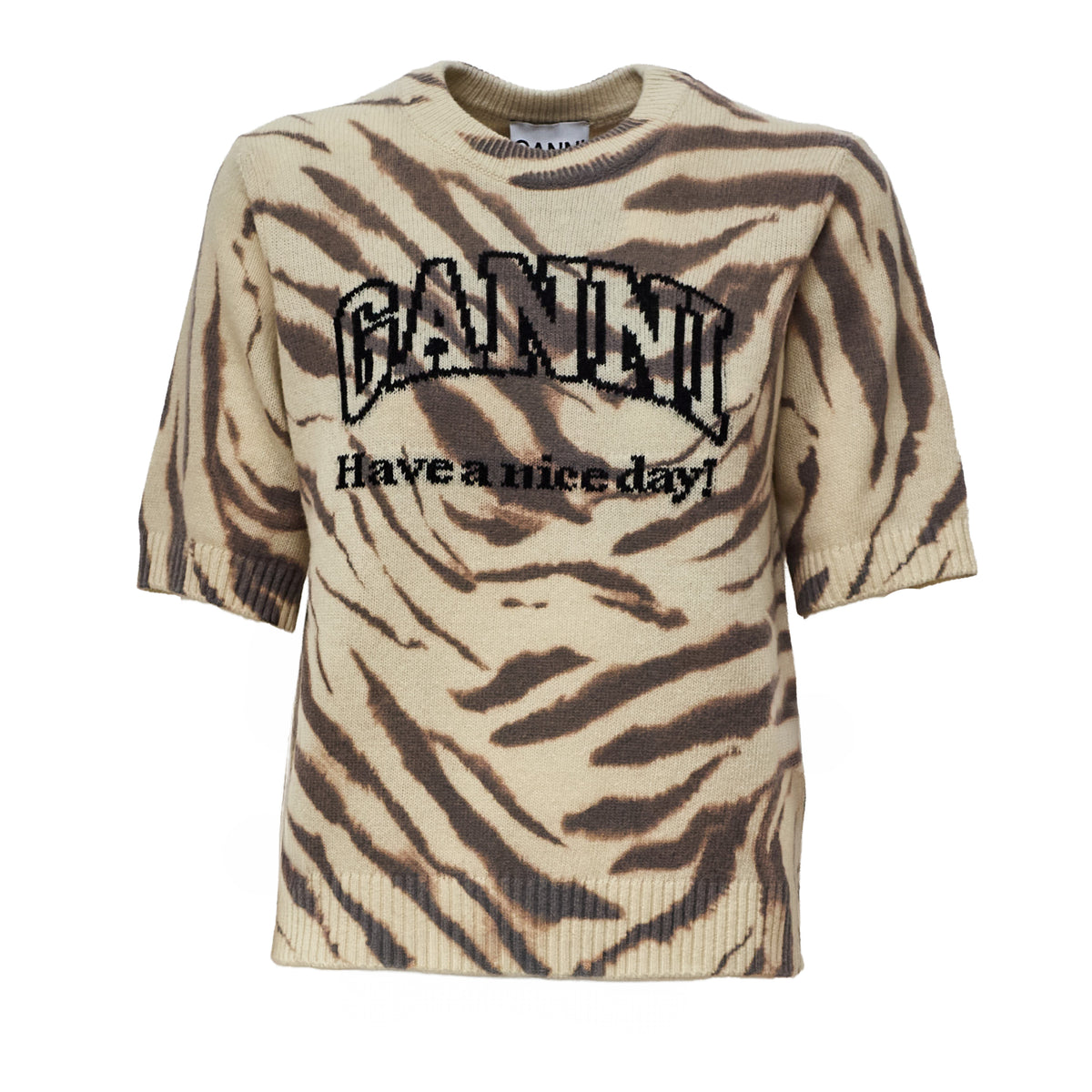 Graphic Wool Printed Tee