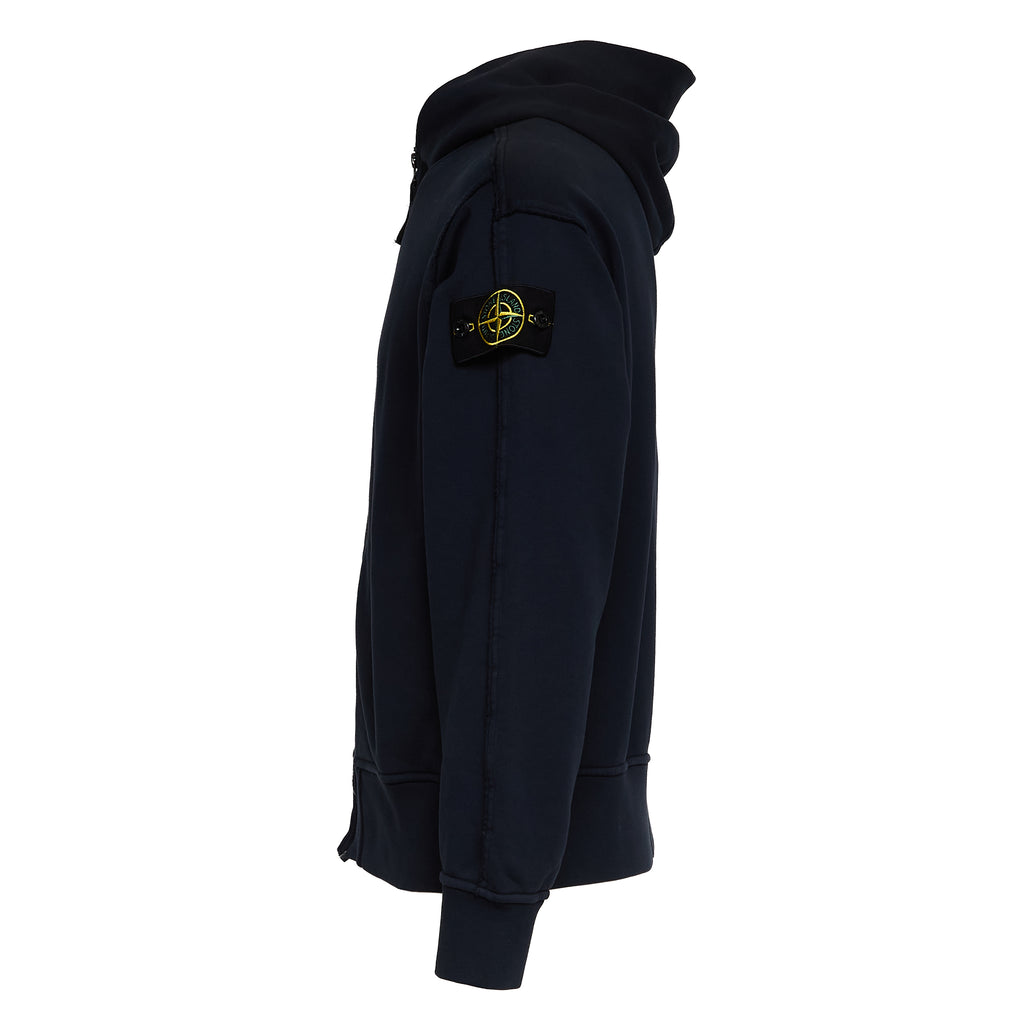 Felpa Con Cappuccio, Zip  In Cotone
