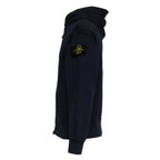 Felpa Con Cappuccio, Zip  In Cotone