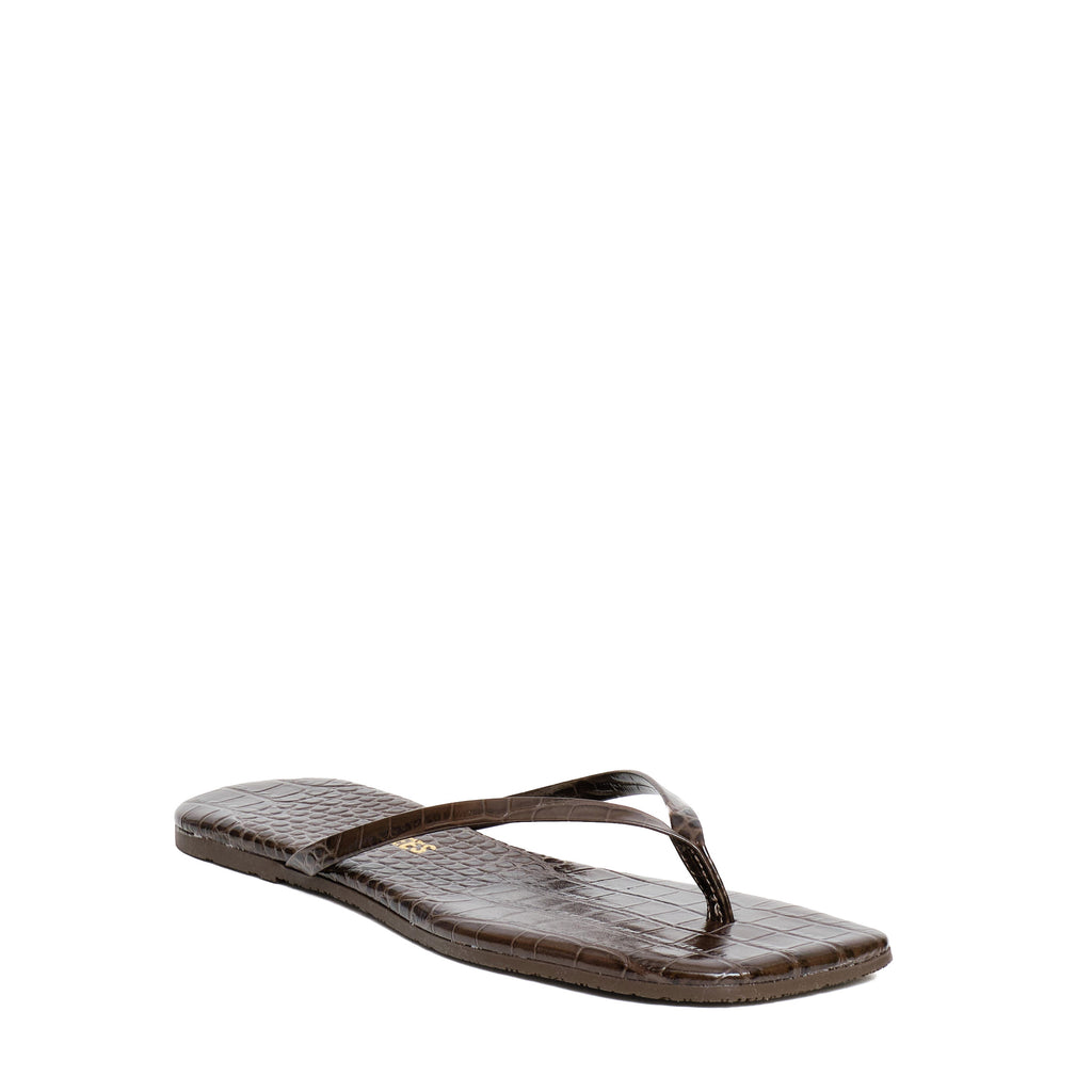 Infradito Square Toe Croc Lily