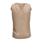 Gilet Regular In Cordonetto Traforato F.5