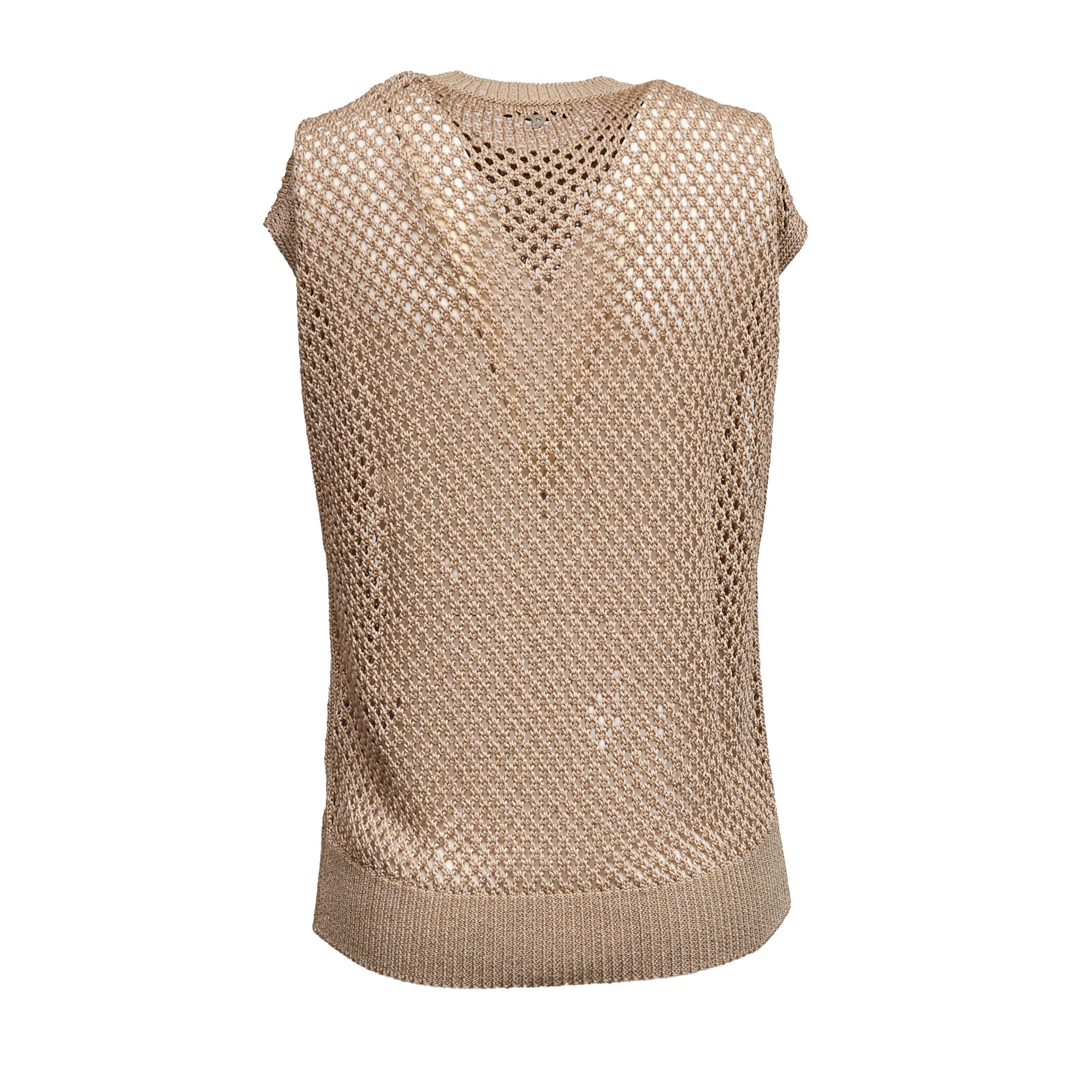 Gilet Regular In Cordonetto Traforato F.5
