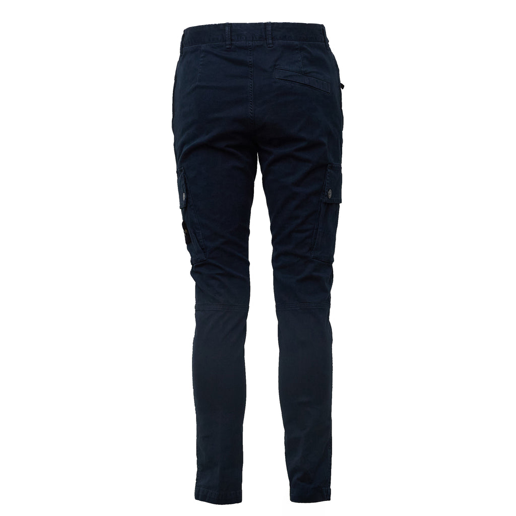 Pantaloni Cargo Stretch Organic Broken Twill Cotton Old Effect
