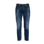 Jeans Brighton In Denim Fisso Cross Blu