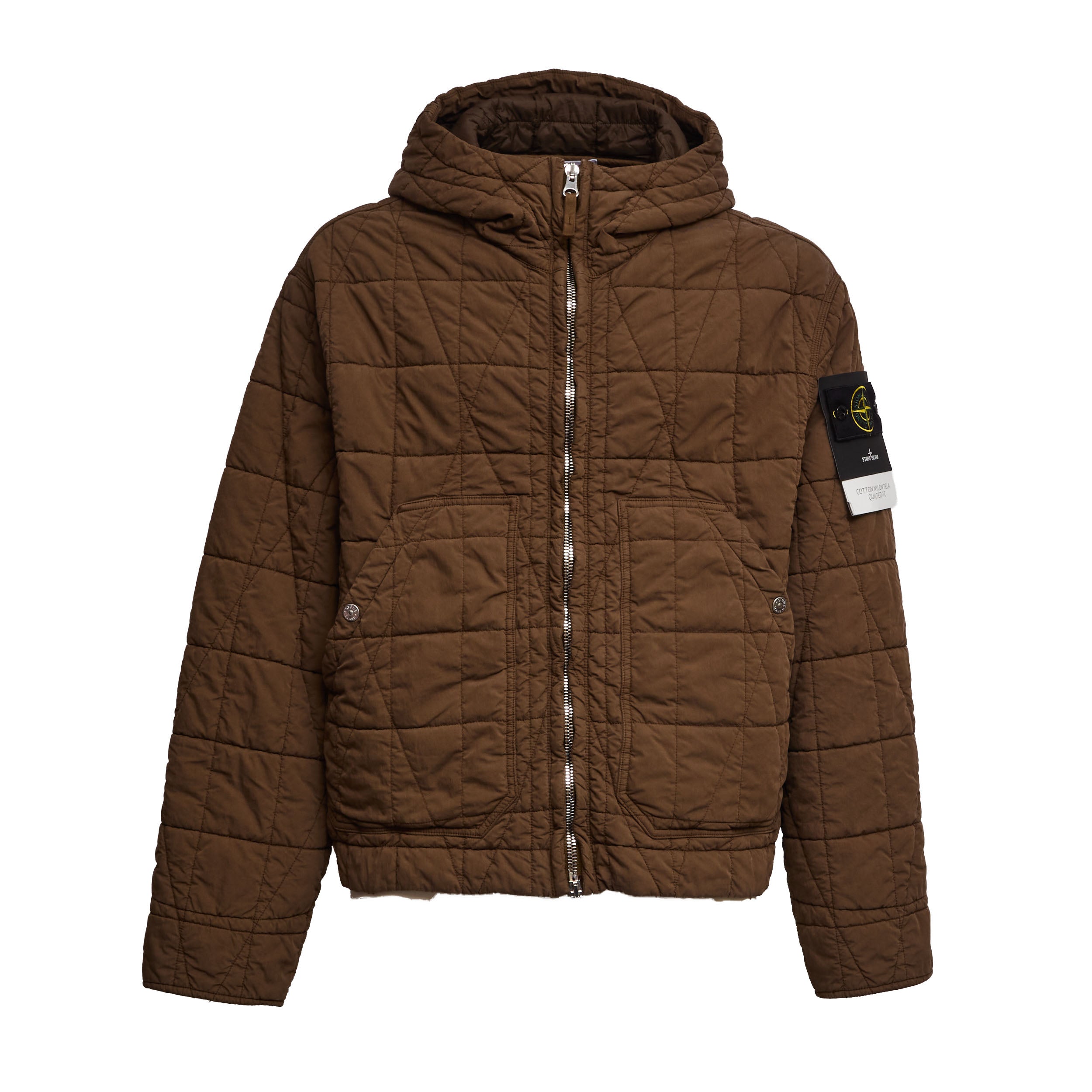 Giubbotto Cotton Nylon Tela Quilted-TC
