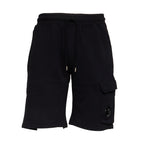 Cotton Diagonal Fleece Cargo Sweatshorts