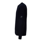 Brushed And Emerized Diagonal Fleece Crewneck Lens Sweatshirt