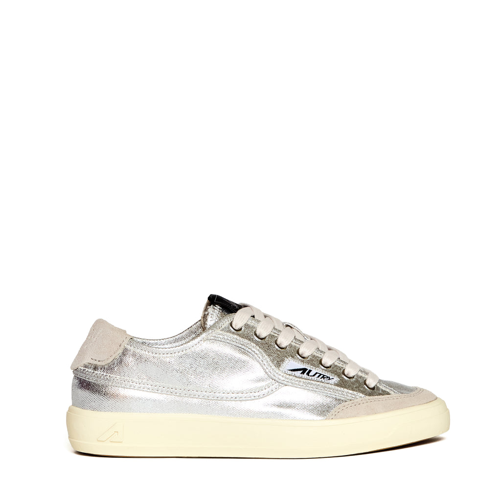 Sneakers Windscape Low In Canvas, Suede Laminato