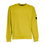 Cotton Diagonal Fleece Crewneck Lens Sweatshirt