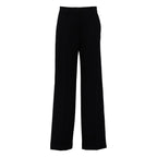 Pantaloni Euforia In Jersey Micropiquet Di Lana, Cotone