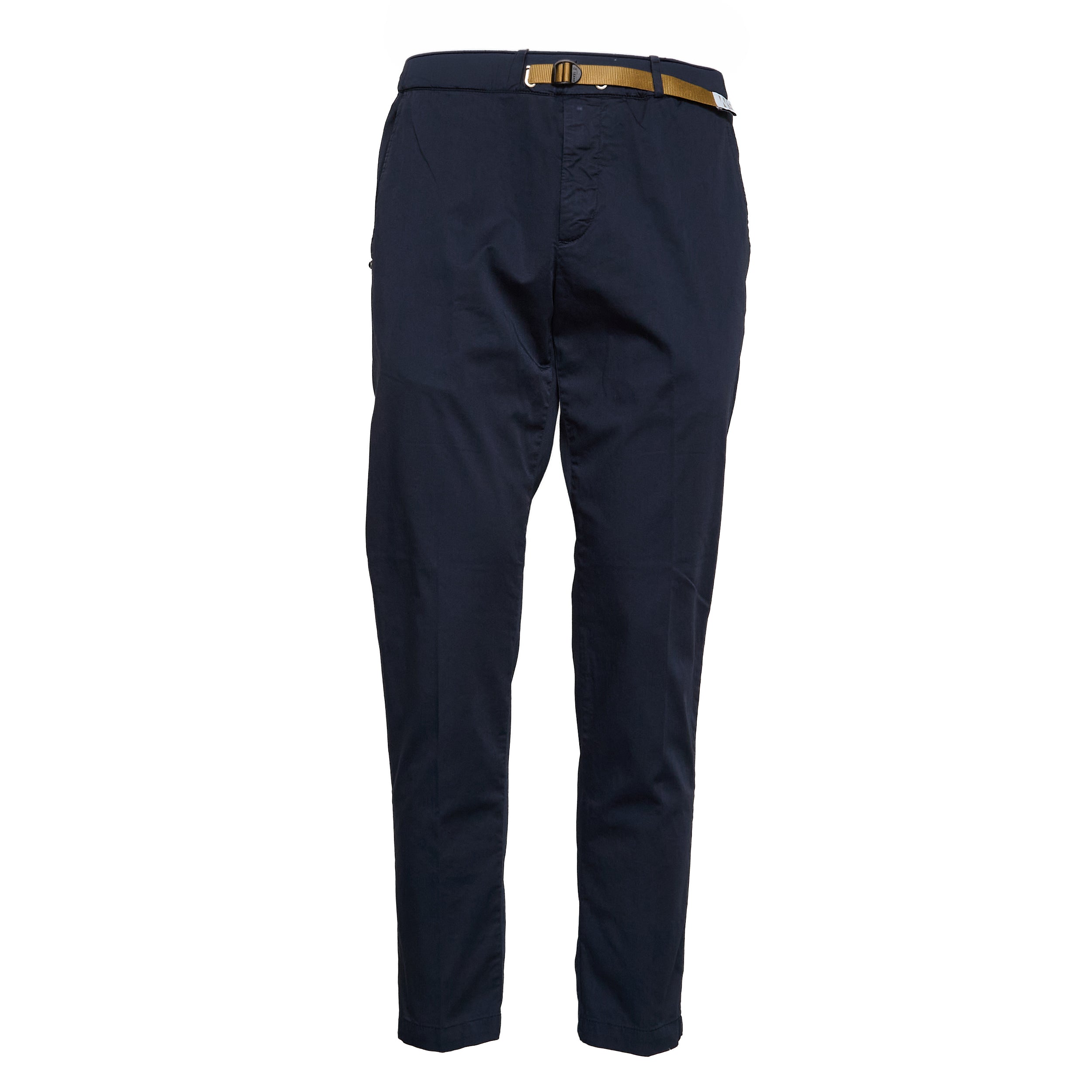 Pantaloni Lunghi In Cotone Satin Con Coulisse