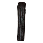 Pantaloni Full Paillettes Zebra