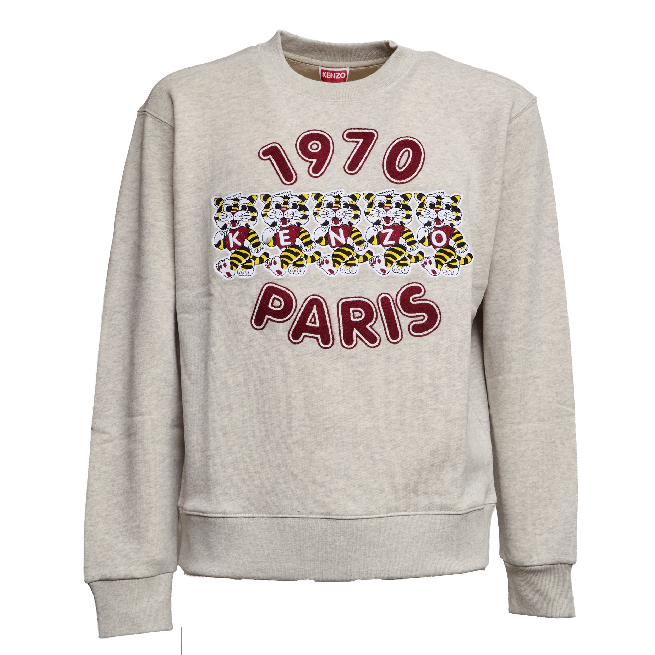 Kenzo Wild Tiger Embroidered Classic Sweatshirt