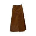 Woven A Line Skirt Stretch Cord