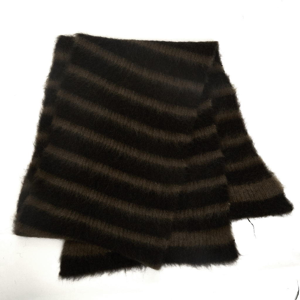 Sciarpa In Lana, Alpaca A Righe