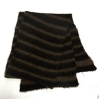 Sciarpa In Lana, Alpaca A Righe
