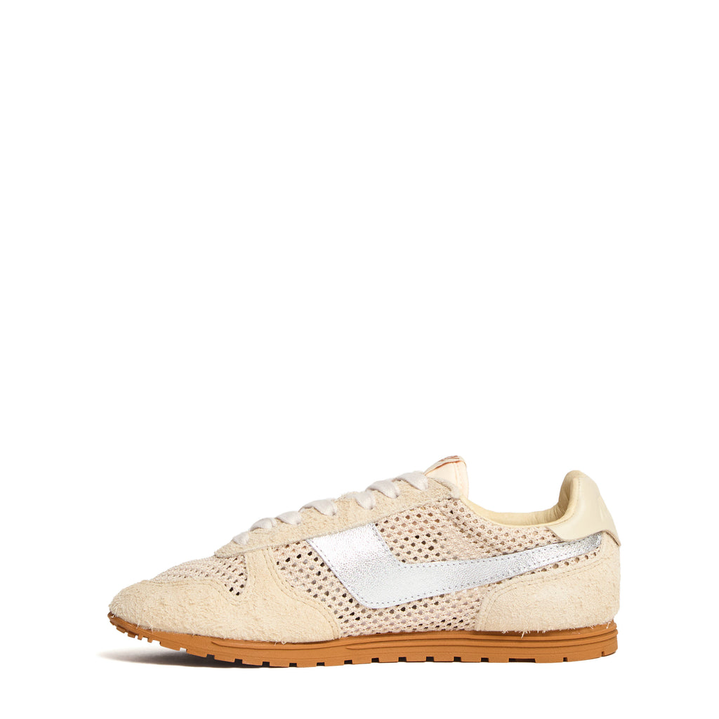Sneakers Windspin In Suede Lavorato E Pelle