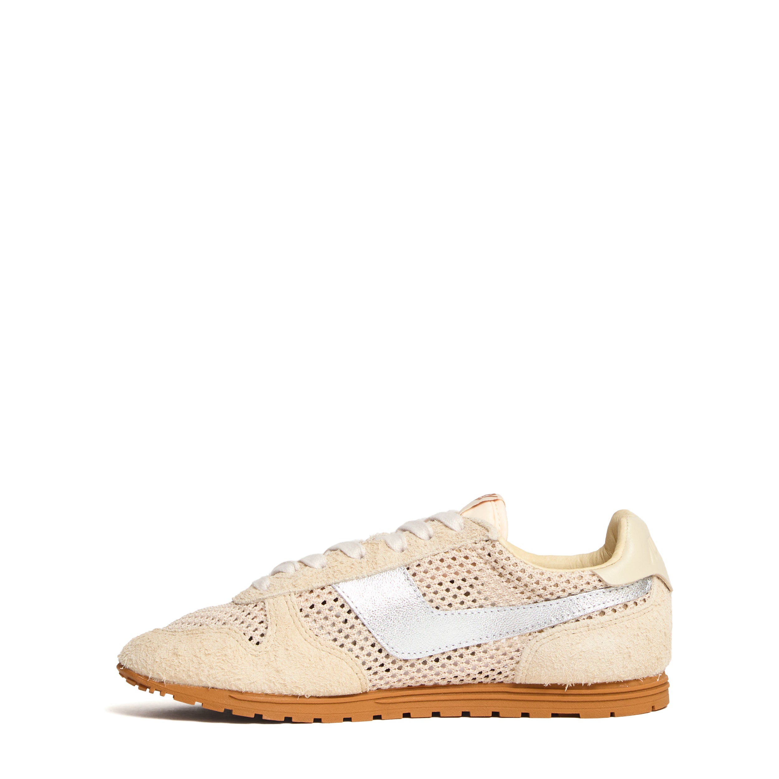 Sneakers Windspin In Suede Lavorato E Pelle