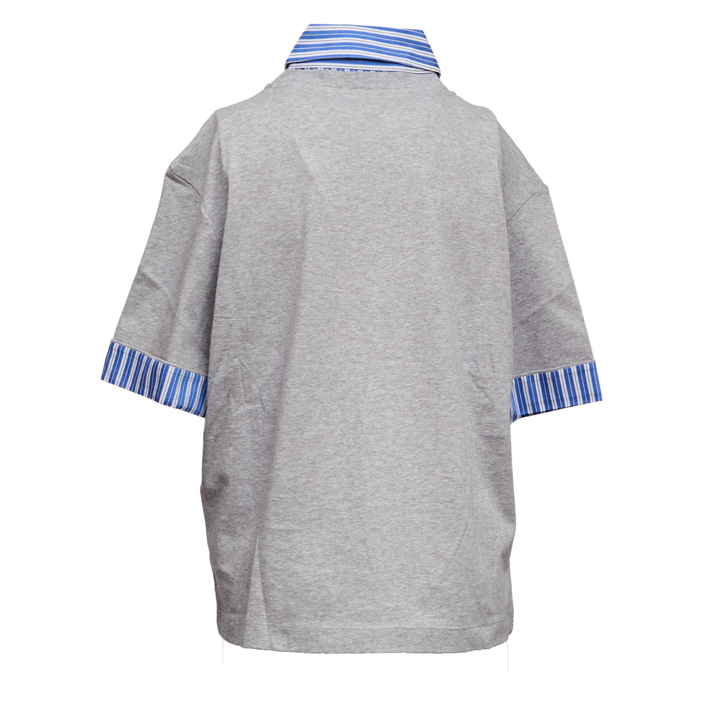 T-Shirt Con Dettagli In Cotrasto