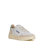 Sneakers Medalist Low In Pelle Bianca, Amazon E Suede Beige