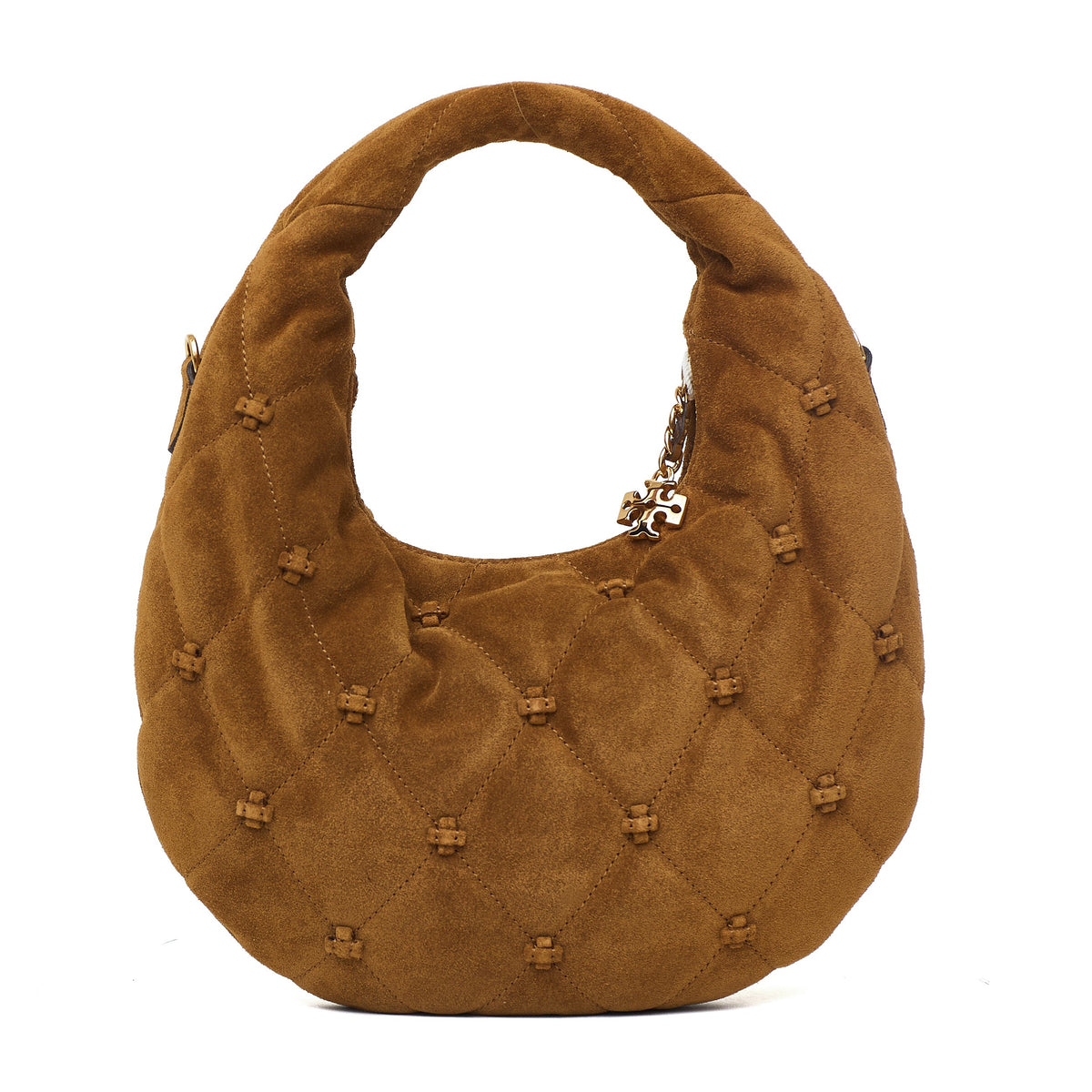 Bunny Knot Suede Top Zip Crescent