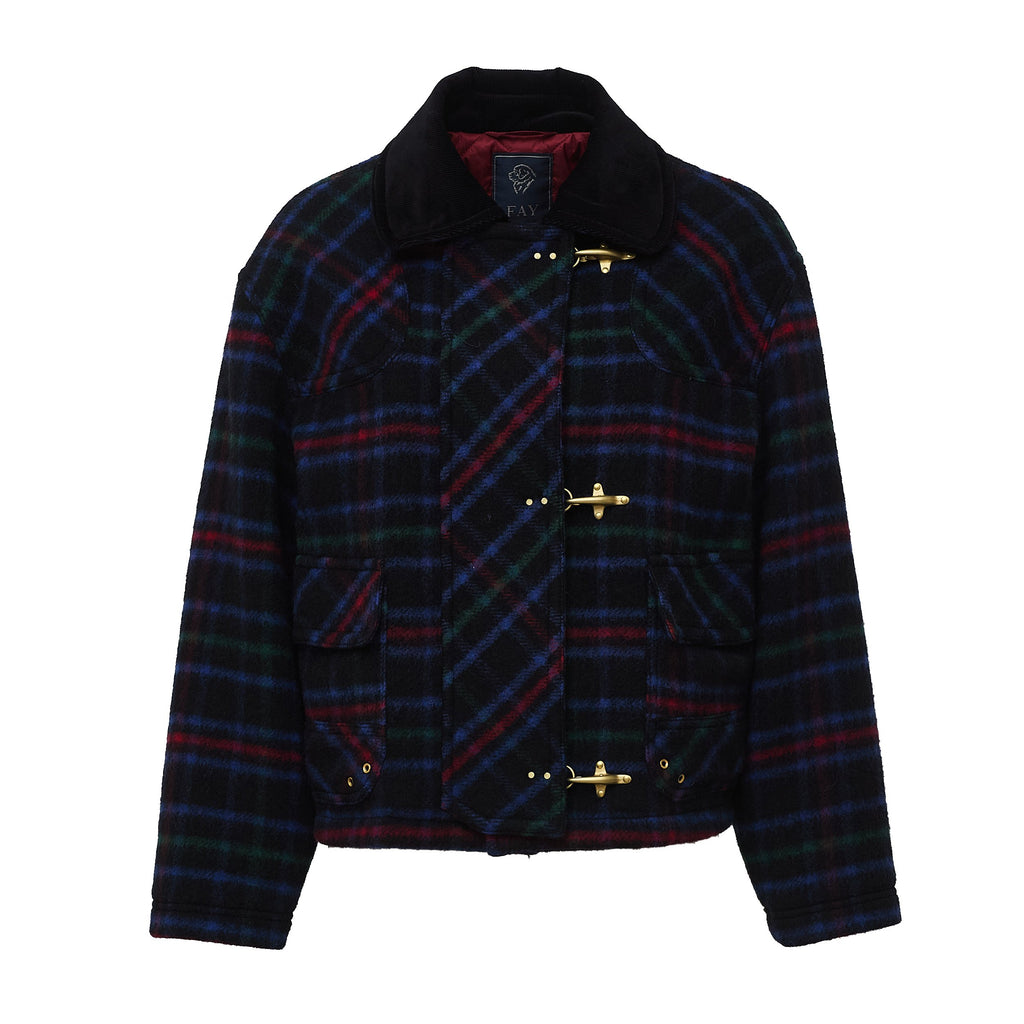 Bomber 3 Ganci In Panno Tartan