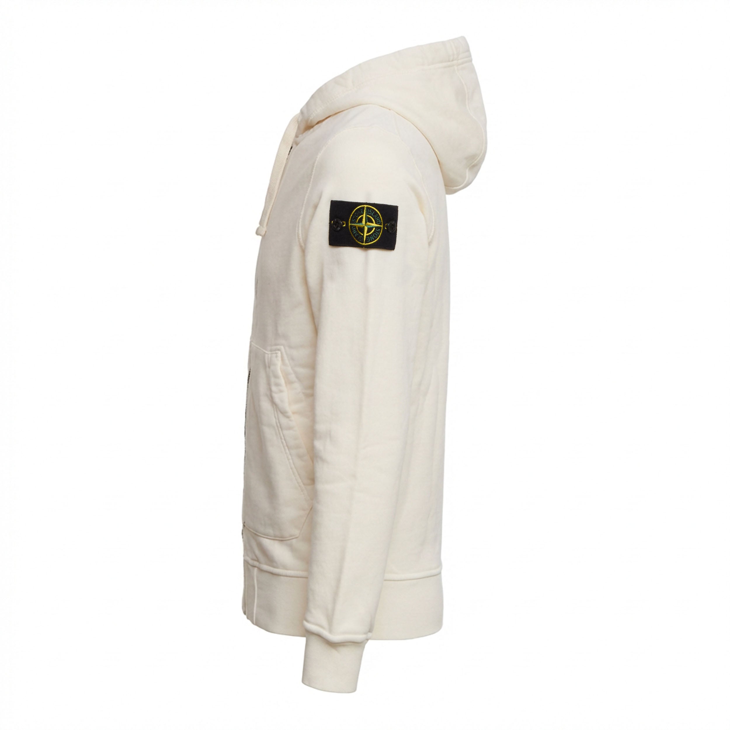 Felpa Con Cappuccio, Zip Organic Cotton Fleece