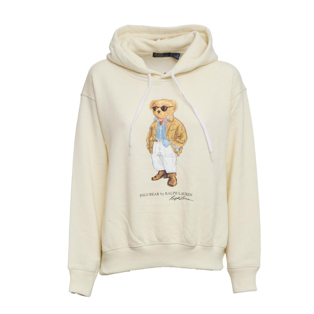 Felpa Polo Bear Con Cappuccio