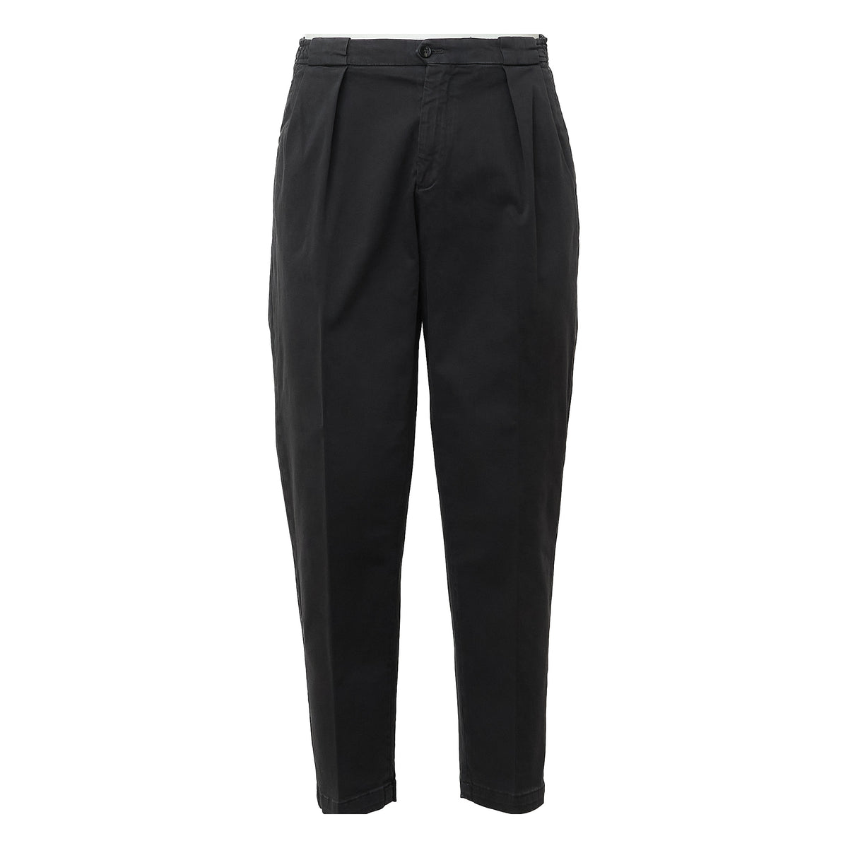 Pantaloni Portobello In Gabardina Di Cotone Lavato