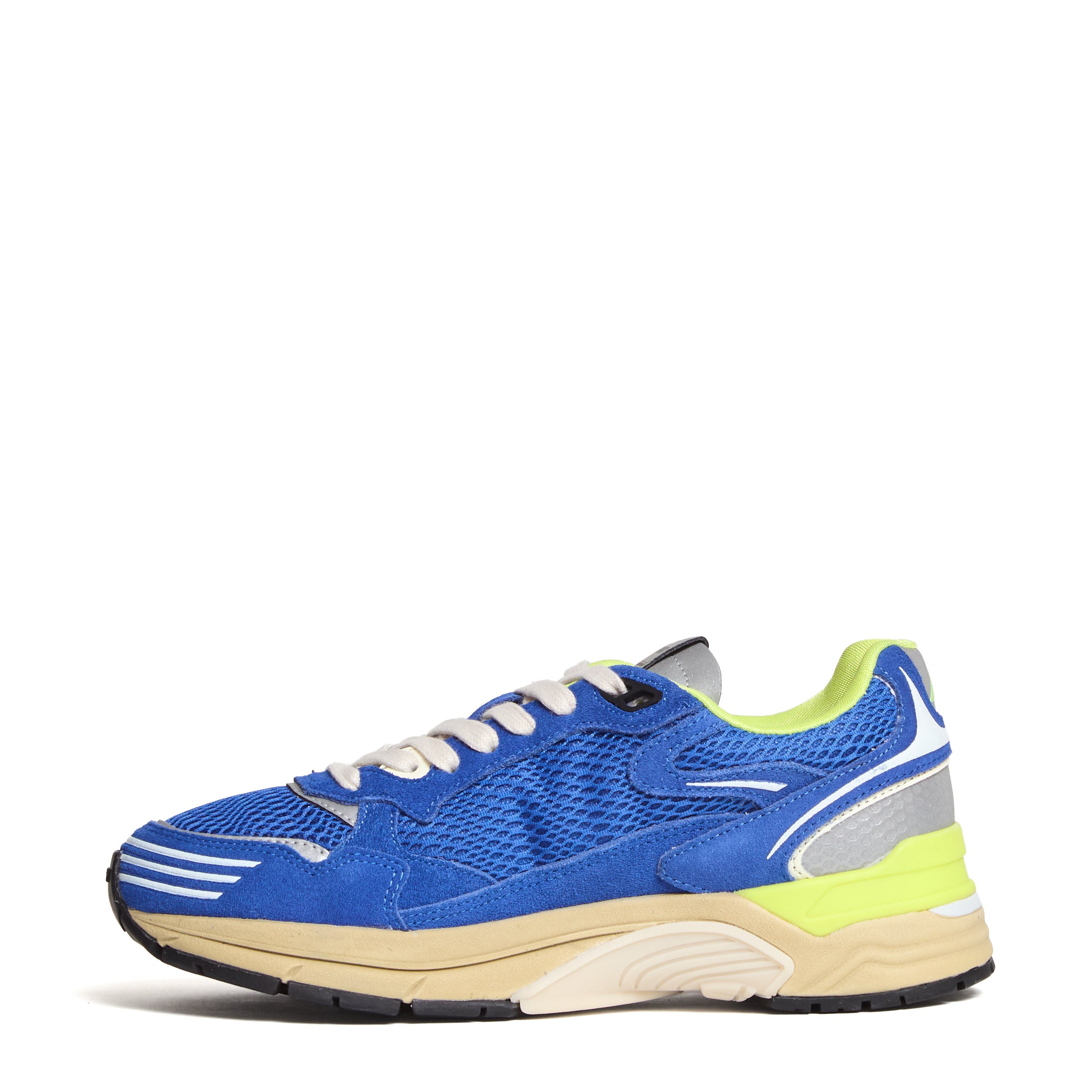 Sneakers Hyperway In Mesh, Suede Princess Blue, Vanilla Ice