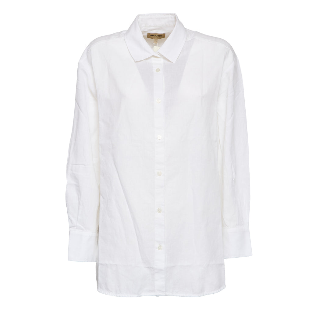 Cotton Linen Boyfriend Shirt