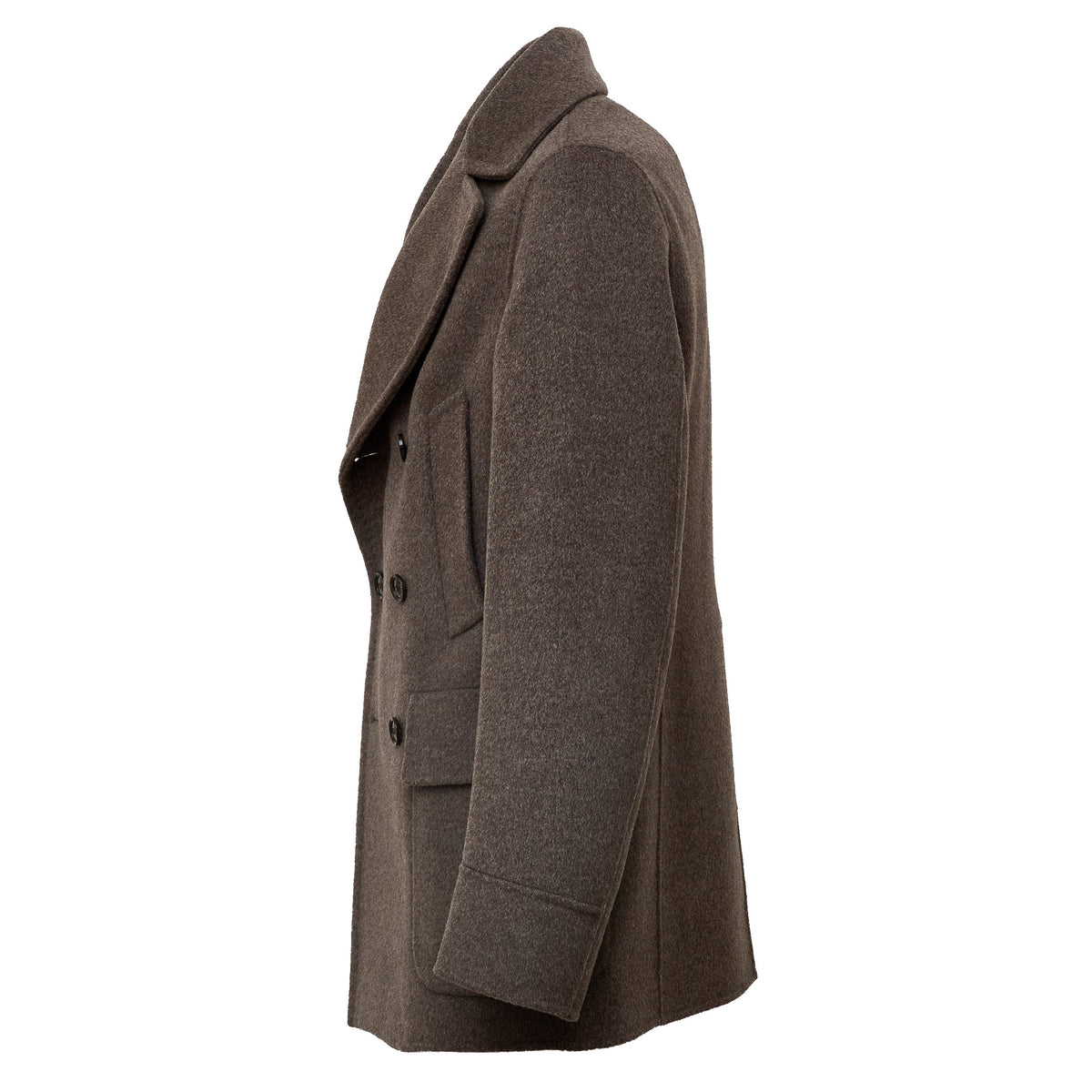 Peacoat Doppiopetto Lana, Cashmere