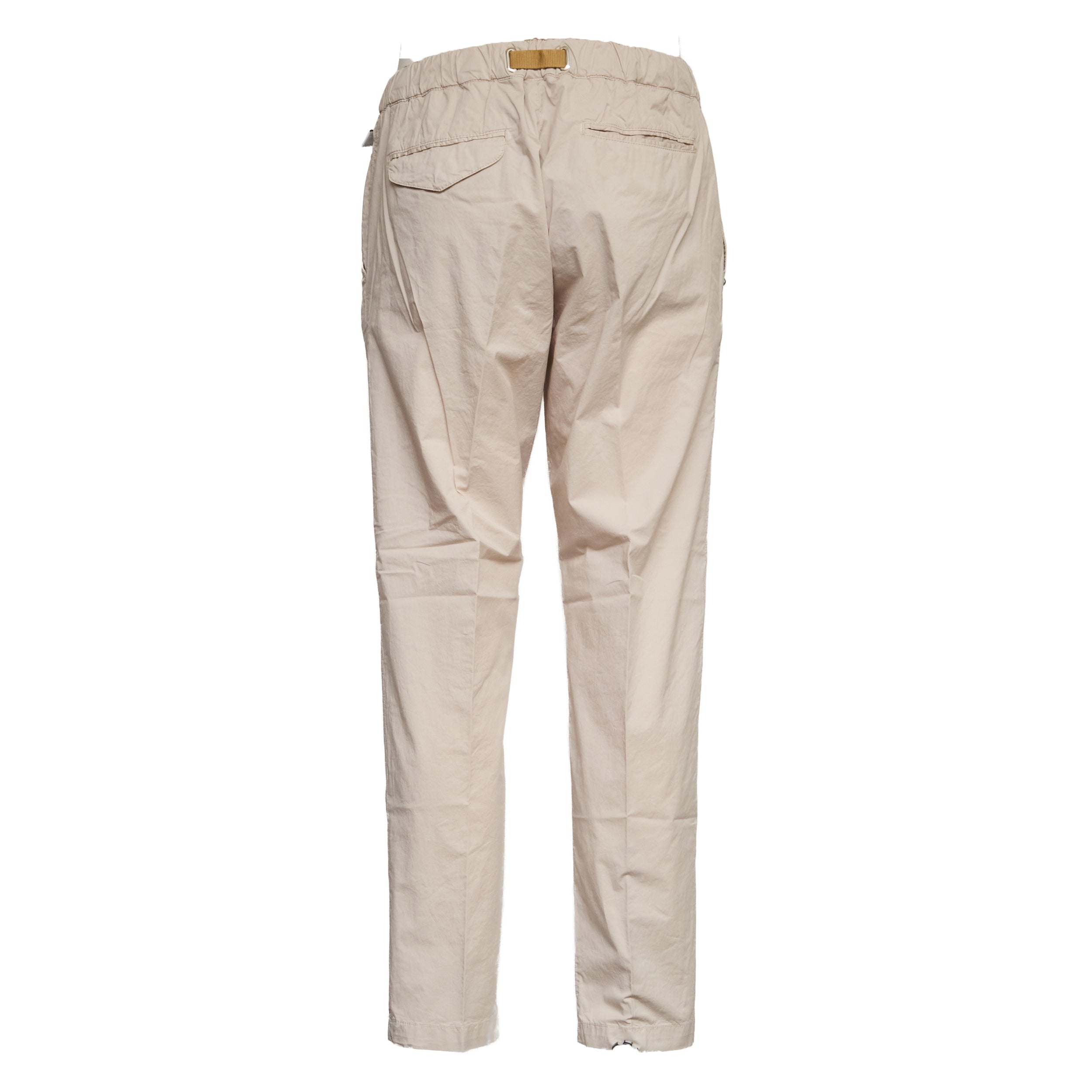 Pantaloni Lunghi In Tela Panaché Con Coulisse