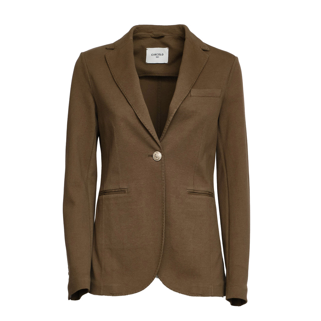 Blazer Monopetto Garment Dyed