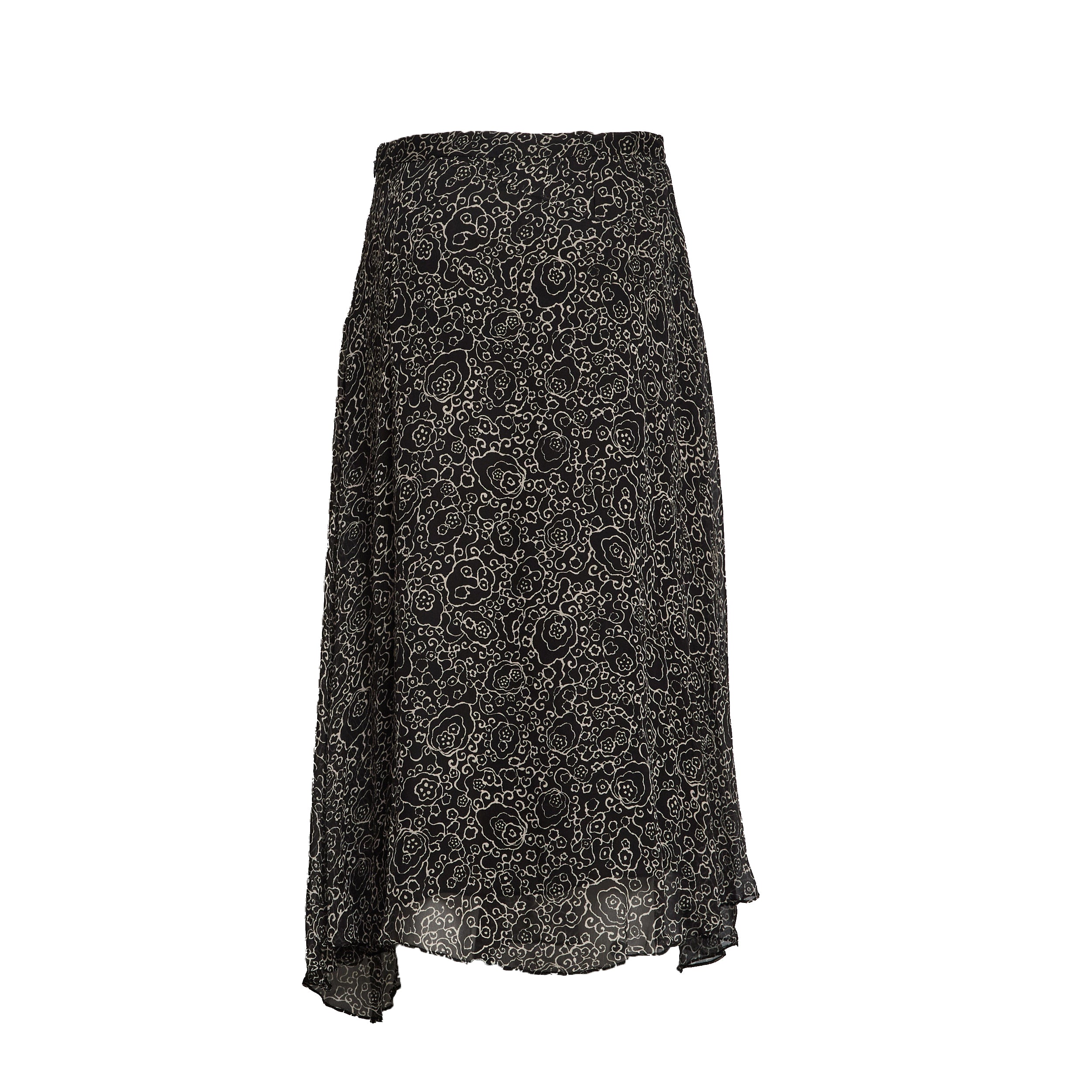 Lycia Crinkled Chiffon Skirt