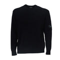 Extrafine Merino Wool Lens Crewneck Sweater