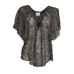 Neslya Crinkled Chiffon Top